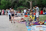 A street trade of souvenirs (Palenque, Mexico)