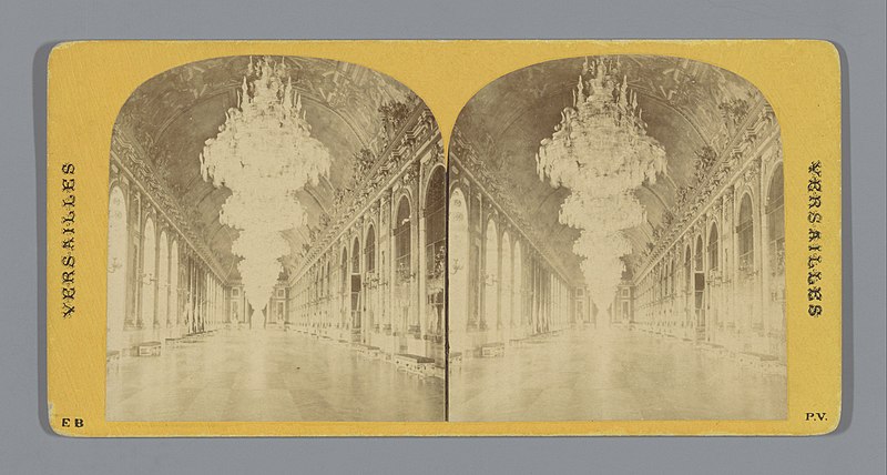 File:Spiegelzaal in het Paleis van Versailles Versailles (serietitel), RP-F-F05861.jpg