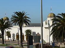 St Kilda Sea Baths established in the 1850s, rebuilt in the 1920s and recently restored St kilda sea baths.jpg