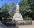 "Goethe-Denkmal" von Fritz Schaper, 1880, Ebertstraße, Berlin-Tiergarten, Deutschland