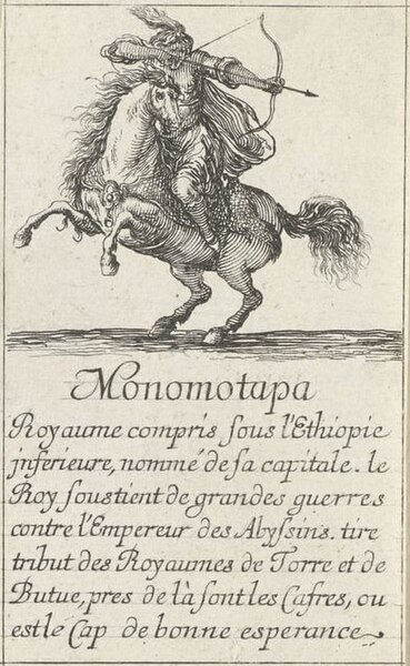 Monomotapa as featured in Jeu de la Géographie (1644)