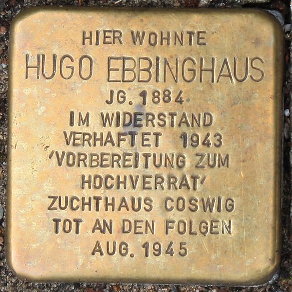 File:Stolperstein Hugo Ebbinghaus Wuppertal.jpg