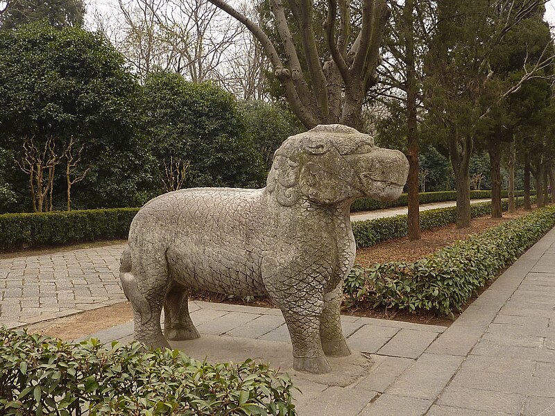 File:Stone Elephant Road - qilin - P1060482.JPG