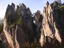 Goticka brana, Sulov rocks, Slovakia Sulov gotic.jpg