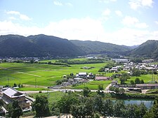 建部町の農村景観（建部町川口）