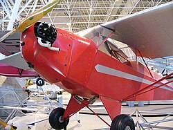 Taylor E-2 Cub on display at the Canada Aviation and Space Museum in Ottawa, Ontario TaylorE-2CubC-GCGE.jpg