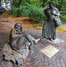 Bronze statues on the Lousberg Teufel Lousberg.jpg