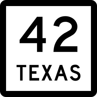 <span class="mw-page-title-main">Texas State Highway 42</span> State highway in Texas