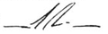 Thakszin Csinavat aláírása