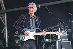 McGuinness with The Blues Band in 2013.