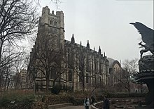 Southern elevation of the facade The Cathedral Church of St. John the Divine - New York - USA - panoramio (1).jpg