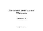 Миниатюра для Файл:The Growth and Future of Wikimania.pdf