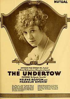 <i>The Undertow</i> 1916 film by Frank Thorne