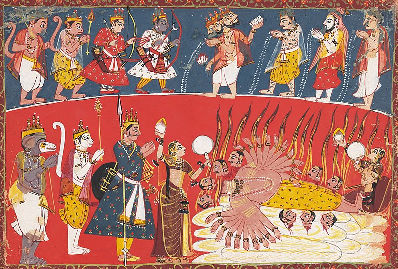 File:The death of Ravana.jpg