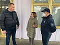 Thumbnail for File:The president of Moldova is on the border with Ukraine to receive refugees.jpg