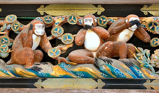 Three Wise Monkeys,Tosho-gu Shrine