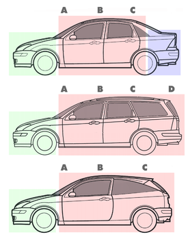 Ford focus sedan trunk diagram #2