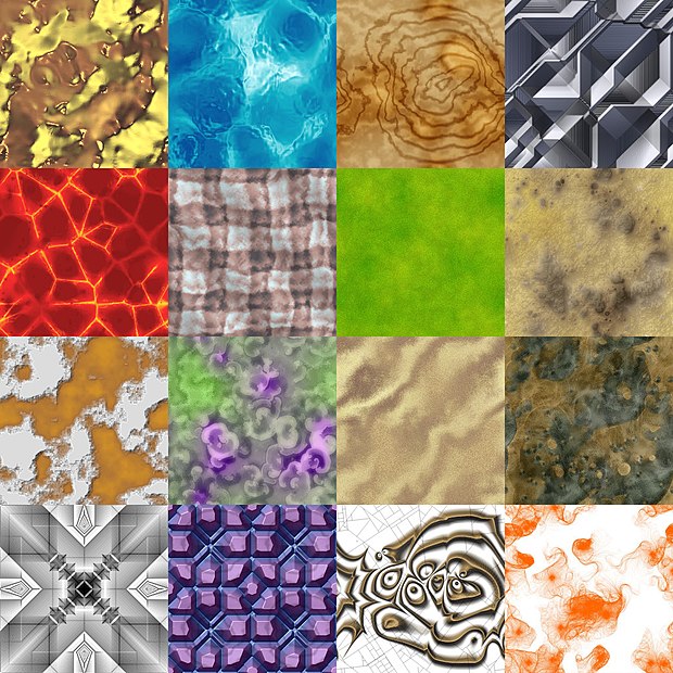 Procedurally generated tiling textures