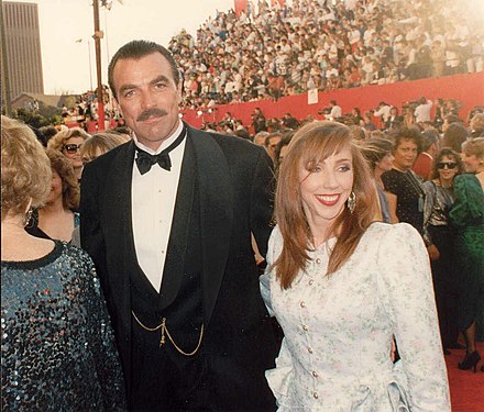 Selleck and wife Jillie Joan Mack in 1989