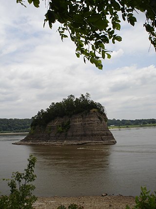 <span class="mw-page-title-main">Tower Rock</span> Rock formation in the Mississippi River