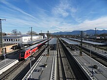 Railway tracks in 2010