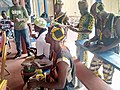 Troupe de danses Guèlèdè en prestation à l'Ecole Internationale de Théâtre du Bénin 33