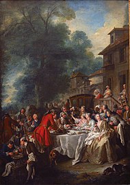 Troya - Un almuerzo de caza (1737) .jpg