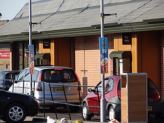 Drive-through Service that motorists can use from their vehicle (without parking)