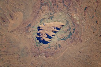 View of Uluru from the ISS Uluru from above Iss049e010638 lrg.jpg