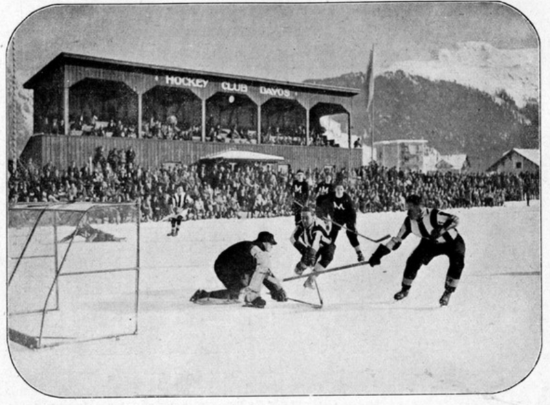 File:Un'azione tra l'Hockey Club Milano e il Berliner Schlittschuhclub durante la Coppa Spengler 1928.png