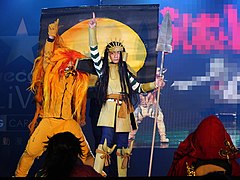 Ushio and Tora cosplayers on the stage 20191012a.jpg