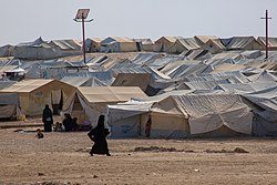 Al-Holin pakolaisleiri vuonna 2019.