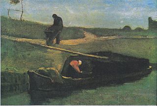 Peat Boat with Two Figures