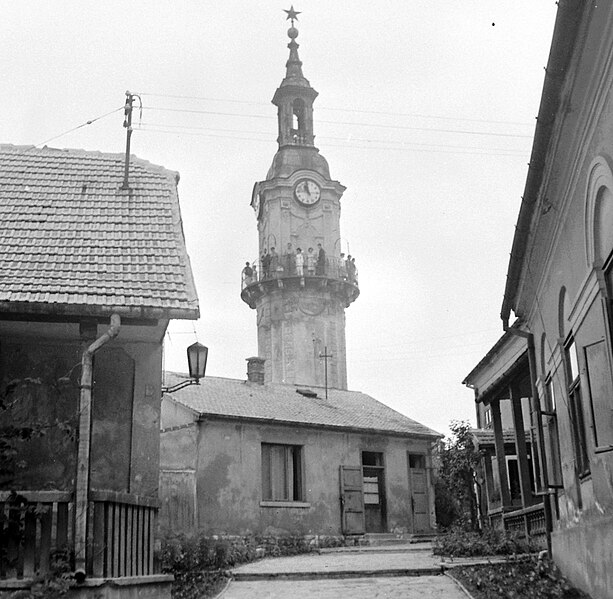 File:Veszprém 1965. Tűztorony. Fortepan 4003.jpg