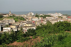 View over Town from Fort Victoria - Cape Coast - Ghana (4737799143).jpg