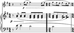 Beginning of the score, transposed into E minor Vocalise, Rachmaninoff.png