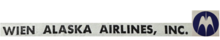 Wien Alaska Airlines Logo prior to 1968 Merger with NCA. Wien's IATA code was WE before the Merger when it changed to WC when West Coast Airlines merged in 1968 to become AirWest. WE 1967 Logo.png