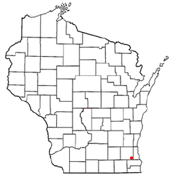 Vị trí trong Quận Waukesha, Wisconsin