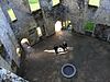 Present-day ruins of Wardour Castle in Wiltshire