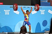 Deutsch: Gewichtheben bei den Olympischen Jugendspielen 2018; Tag 2, 10. Oktober 2018; Jungen 62 kg English: Weightlifting at the 2018 Summer Youth Olympics at 8 October 2018 – Boys' 62 kg