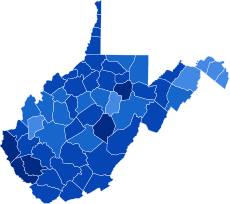 West Virginia 1998 House Election Results by County.svg