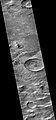 Green Crater, as seen by CTX camera (on Mars Reconnaissance Orbiter). Dark dots are dunes.