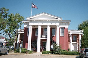 Wilcox County Courthouse, listed as Contributing Property of the Wilcox County Courthouse Historic District in the NRHP with No. 79000405. [1]