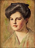 ウィリアム・ブリムナー Portrait d'une jeune fille (1904)