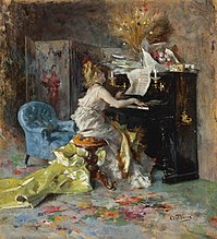 Woman at the piano (1870), by Giovanni Boldini.jpg