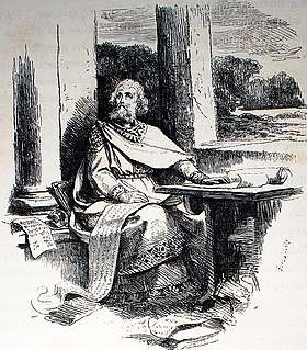 Wulfila translating the Bible, illustration 1879 - Wulfila übersetzt die Bibel, Illustration von 1879.jpg