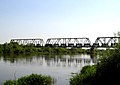 Most kolejowy na rzece Bug w Wyszkowie