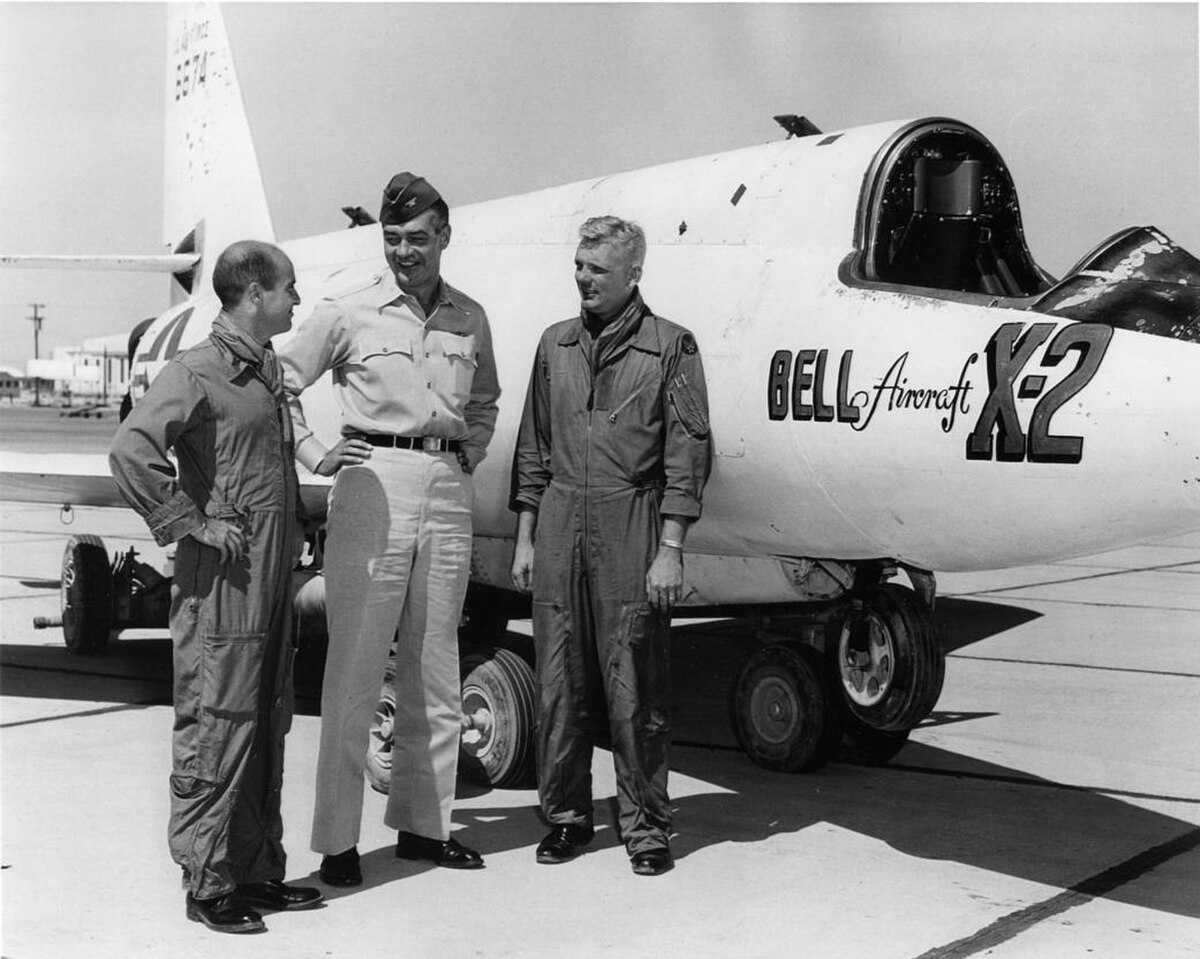 X-2 pilots Capt. Milburn 