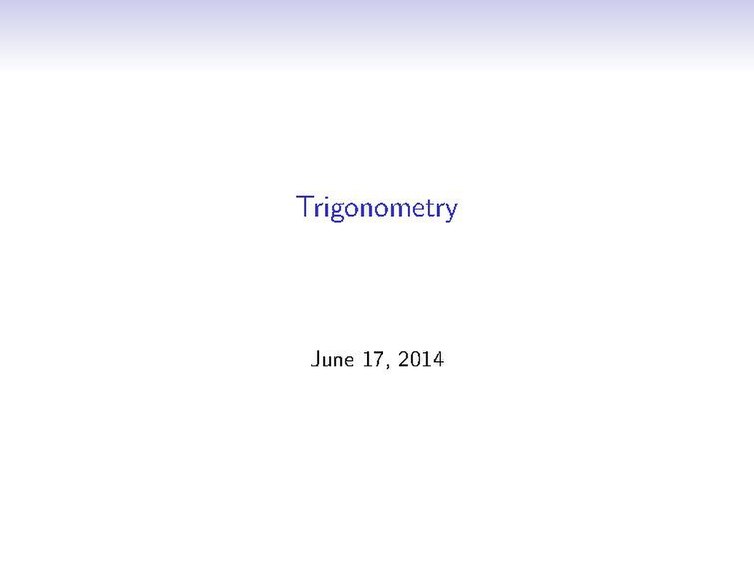File:Year 11 2U Exact Trigonometric Ratios, Unit Circle, Identities and Graphs.pdf