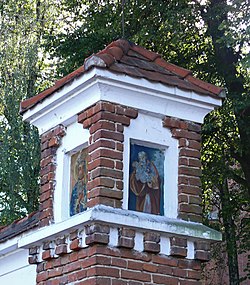 Zespół kościoła p.w. Przemienienia Pańskiego - ogrodzenie top - - Garbów, gmina Garbów, powiat lubelski, woj. lubelskie ArPiCh A-A-3 1-4.JPG